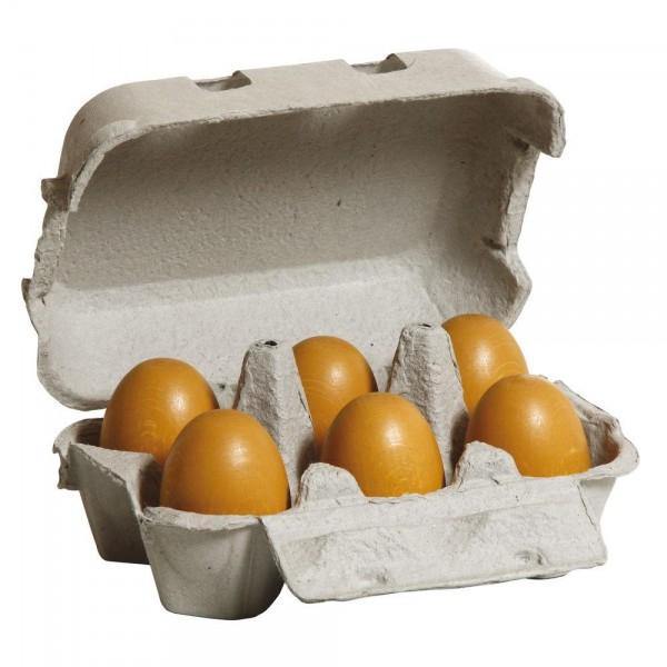 Erzi - Eggs Brown Sixpack - Erzi - littleyoyo.ca