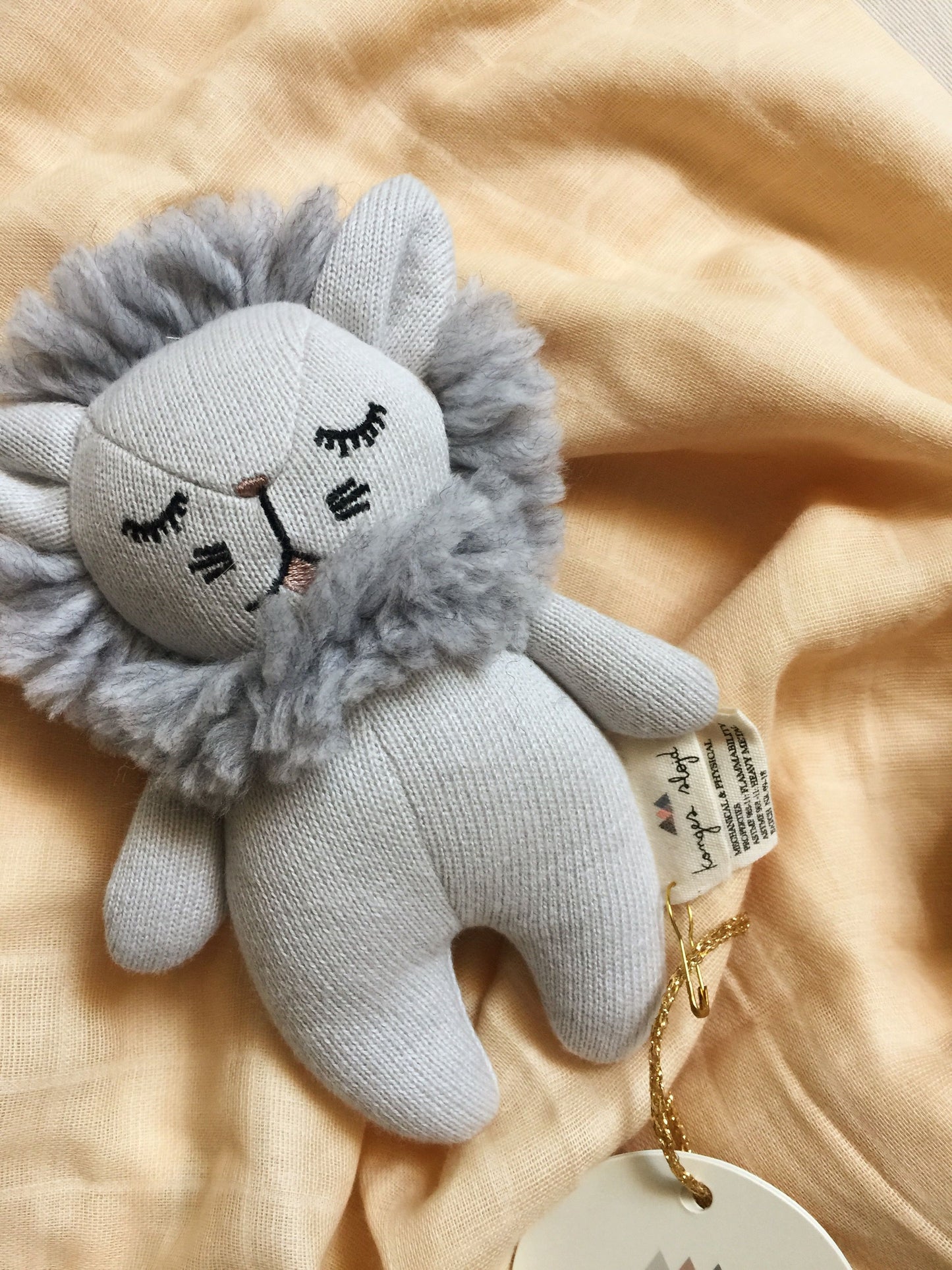 Konges Slojd - Mini Organic Plush Lion