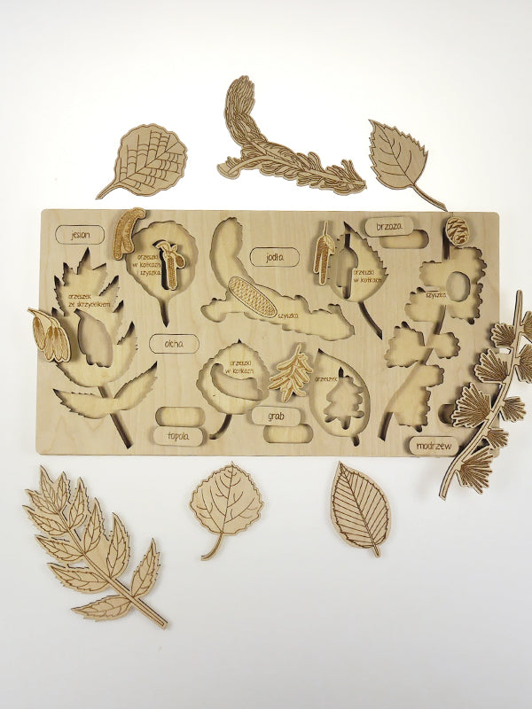 Stuka Puka - What Has Fallen From The Tree? Version. 2 - Wooden Puzzle - Stuka Puka - littleyoyo.ca