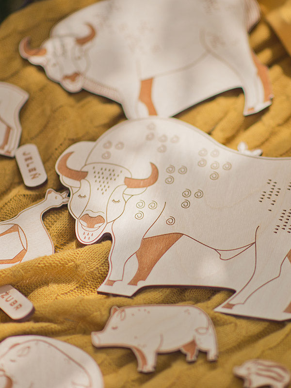 Stuka Puka - Oh My Deer Moose! Wooden Puzzle