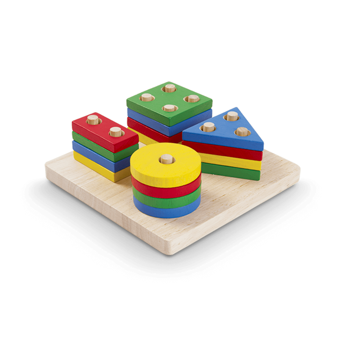PlanToys - Geometric Sorting Board - PlanToys - littleyoyo.ca