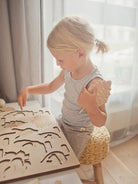 Stuka Puka - What Has Fallen From The Tree Wooden Puzzle - Stuka Puka - littleyoyo.ca