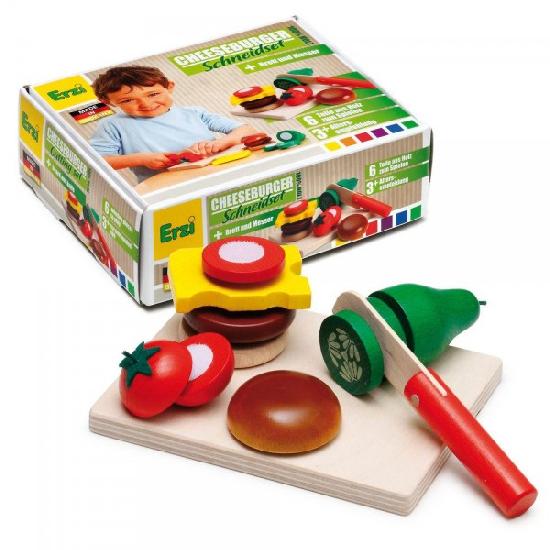 Erzi - Cheeseburger Cutting Set - Erzi - littleyoyo.ca