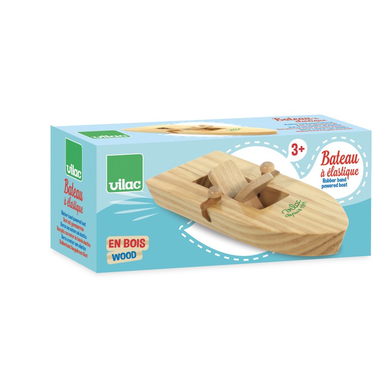 Vilac - Rubber Band Powered Boat - Vilac - littleyoyo.ca