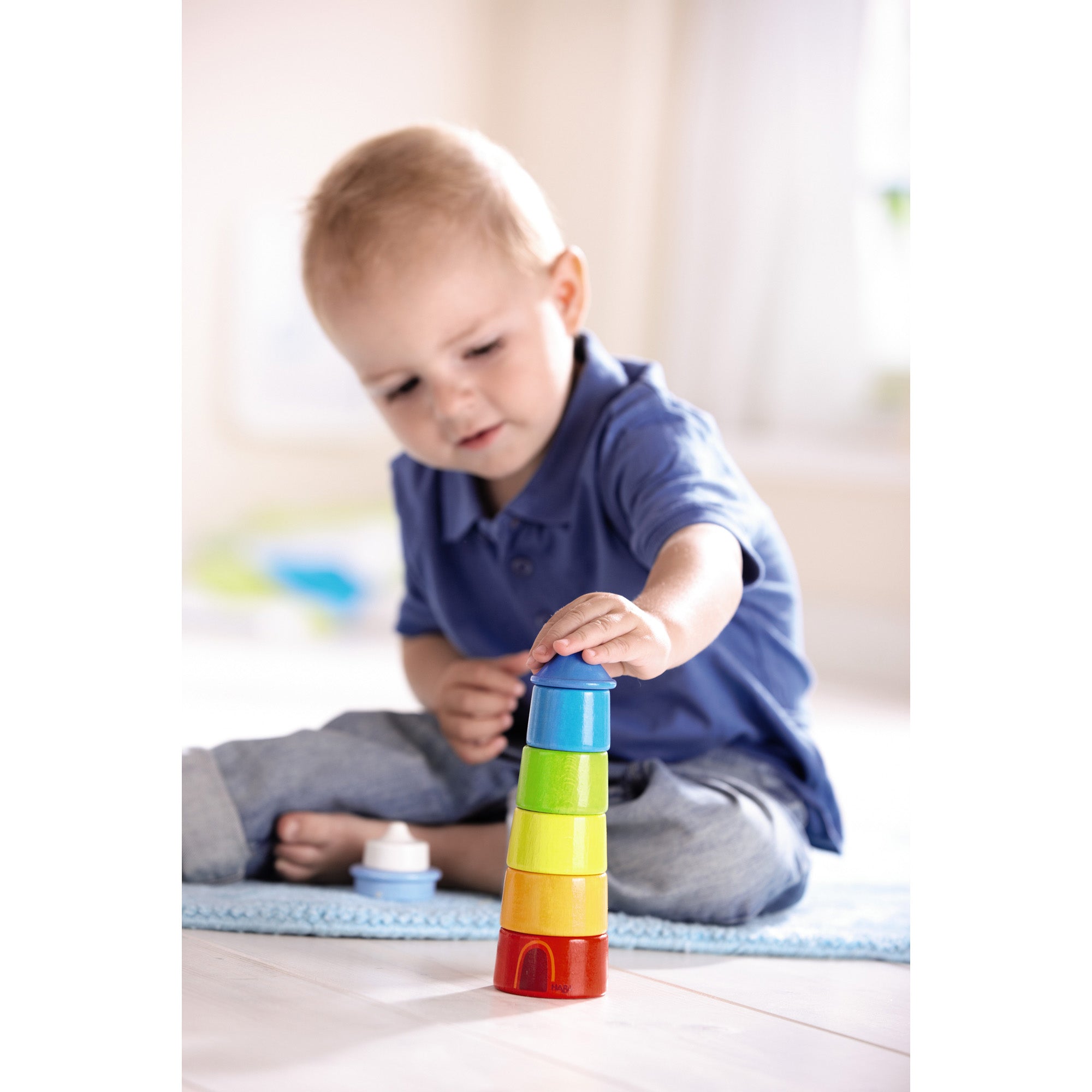 HABA - Stacking Game Lighthouse - HABA - littleyoyo.ca
