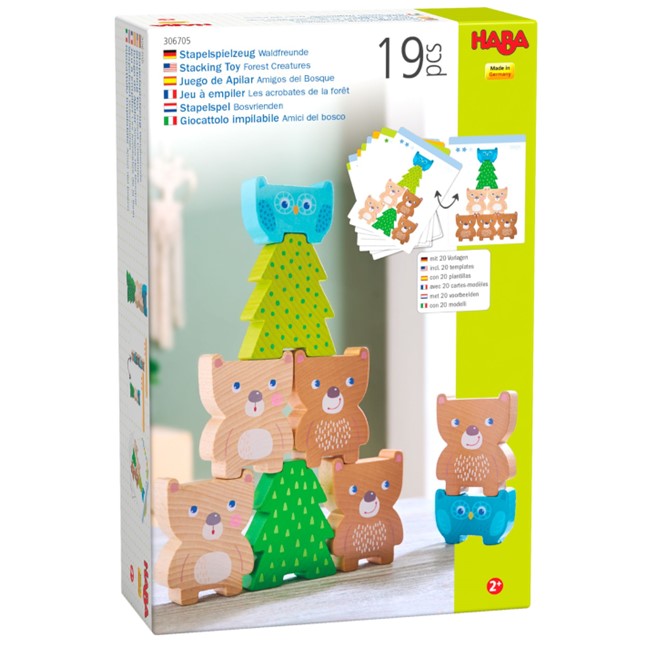 HABA - Forest Friends Stacking Toy - HABA - littleyoyo.ca