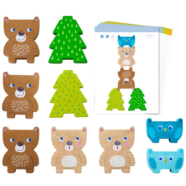 HABA - Forest Friends Stacking Toy - HABA - littleyoyo.ca