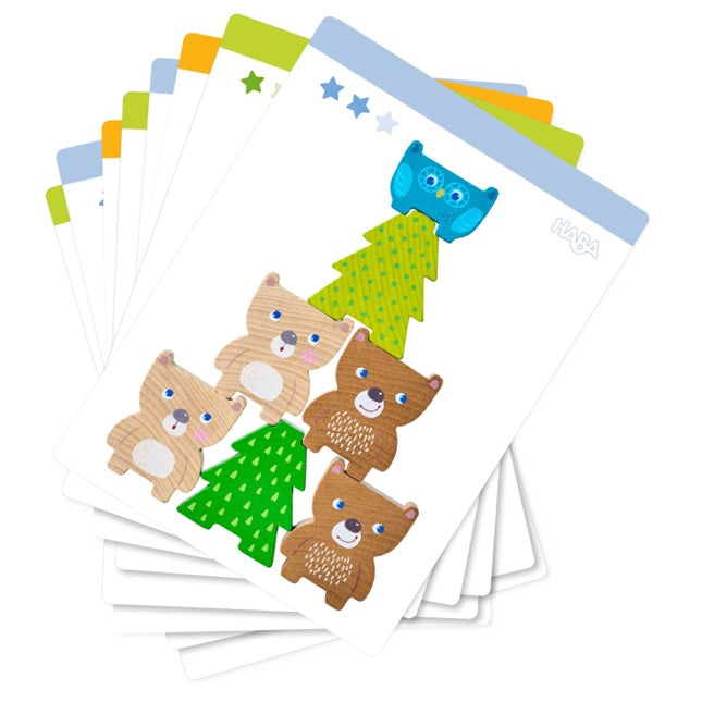 HABA - Forest Friends Stacking Toy - HABA - littleyoyo.ca