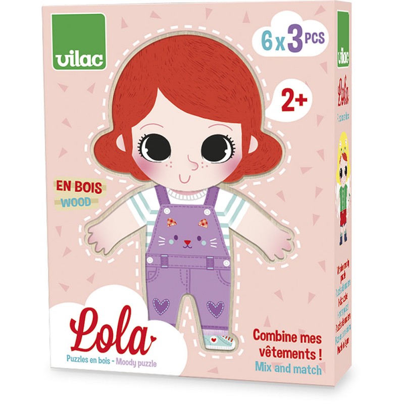 Vilac - Wooden Puzzle Lola Moody - Vilac - littleyoyo.ca