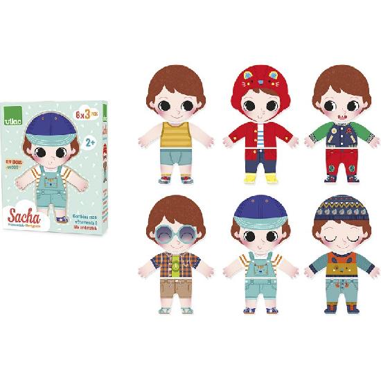 Vilac - Wooden Puzzle Sacha Moody - Vilac - littleyoyo.ca