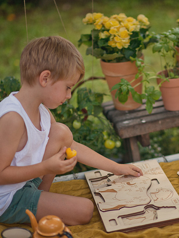 Stuka Puka - Oh My Deer Moose! Wooden Puzzle