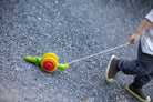 PlanToys - Pull Along Snail - Classic - PlanToys - littleyoyo.ca