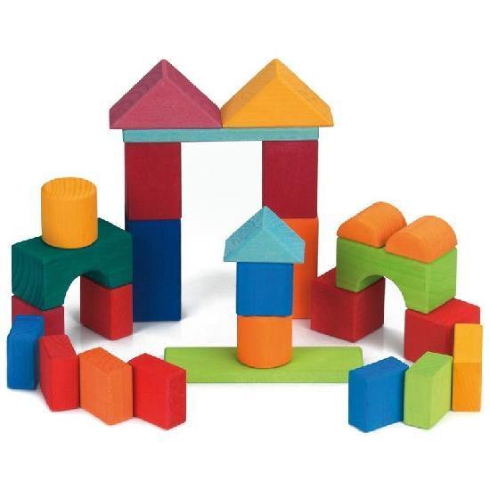 Gluckskafer - Blocks Geometric Shapes - 27 Pieces - Gluckskafer - littleyoyo.ca