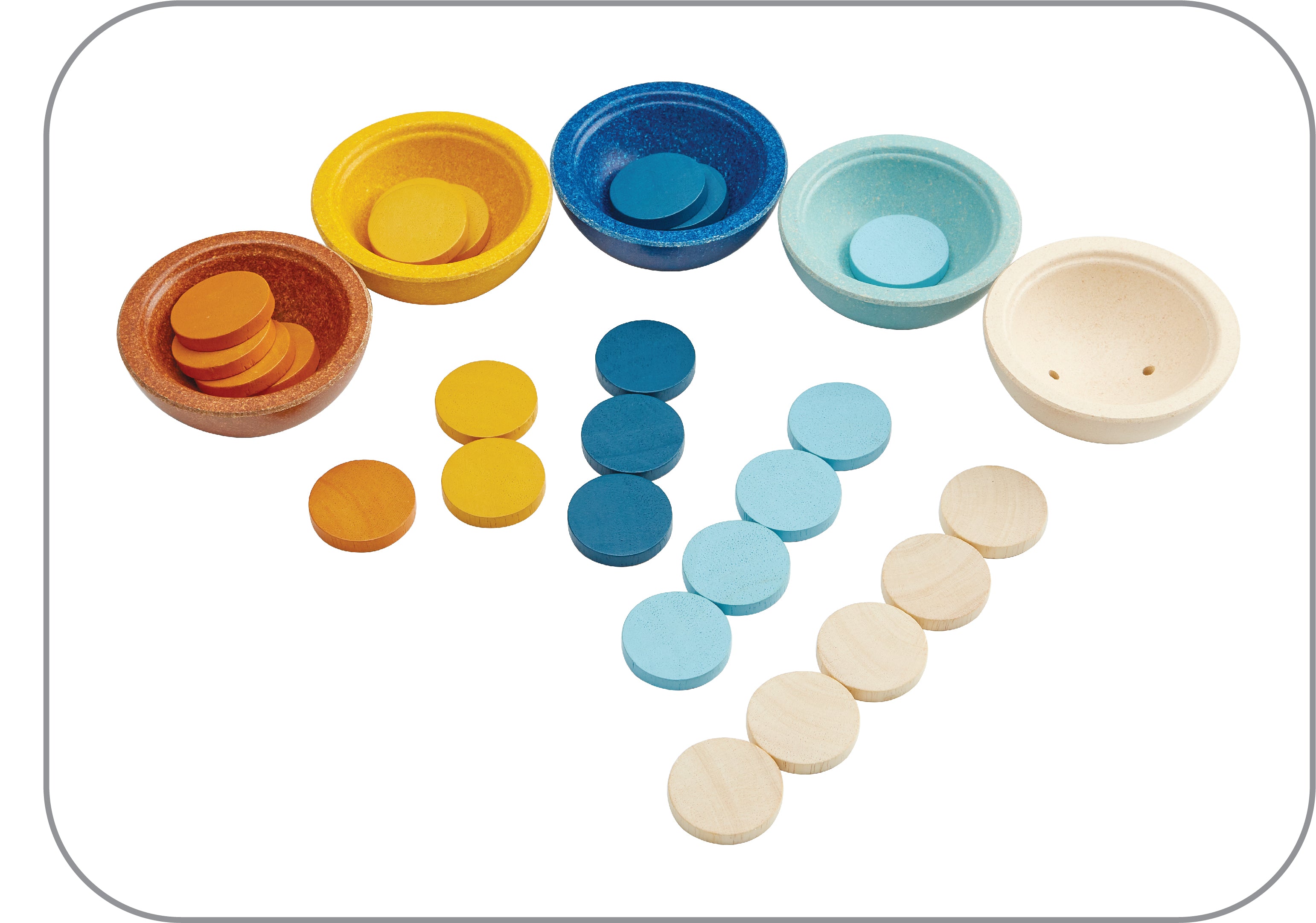 PlanToys - Sort & Count Cups - Orchard - PlanToys - littleyoyo.ca