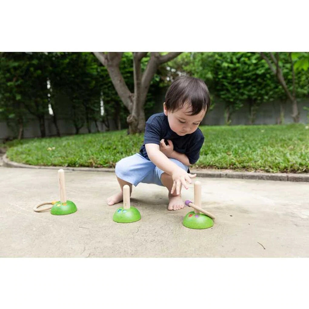 PlanToys - Meadow Ring Toss - PlanToys - littleyoyo.ca