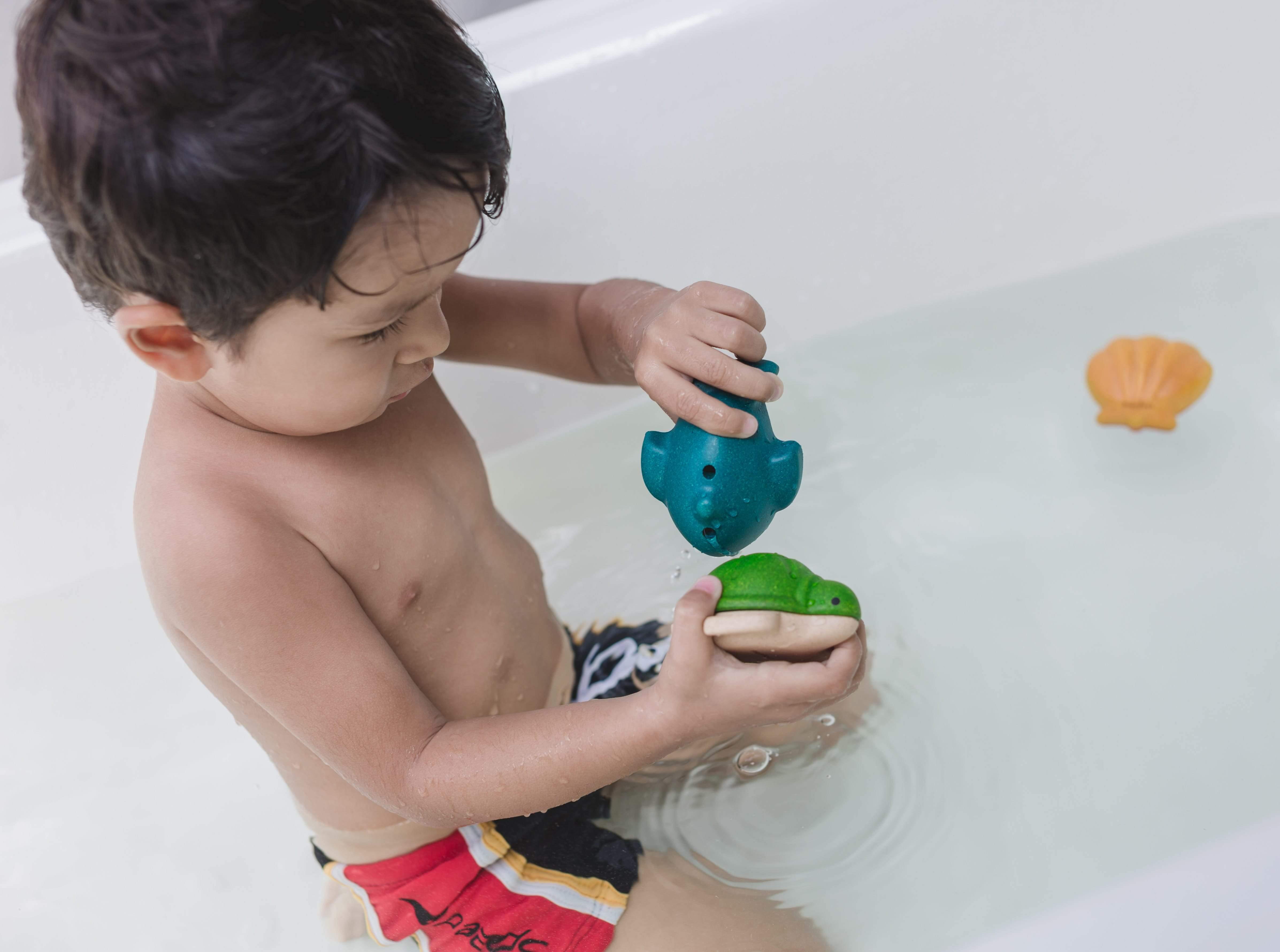 PlanToys - Sea Life Bath Set - PlanToys - littleyoyo.ca