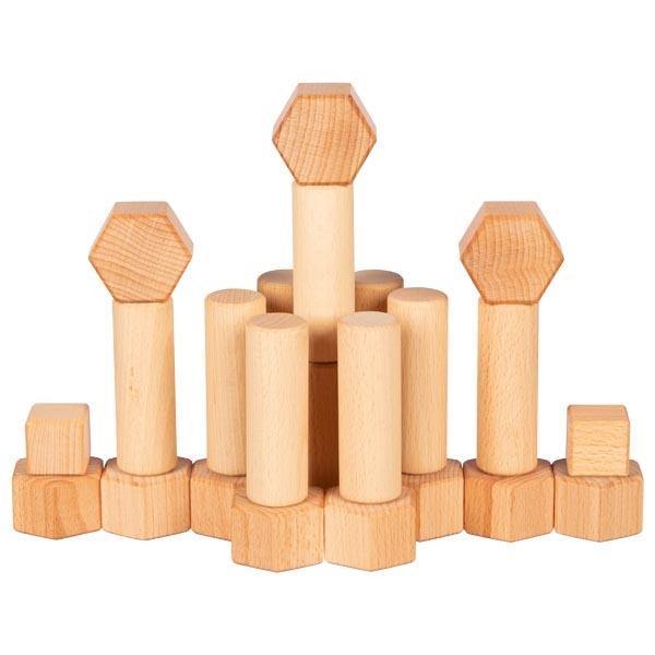 Goki Nature Building Blocks Refined with Walnut Oil - Goki - littleyoyo.ca
