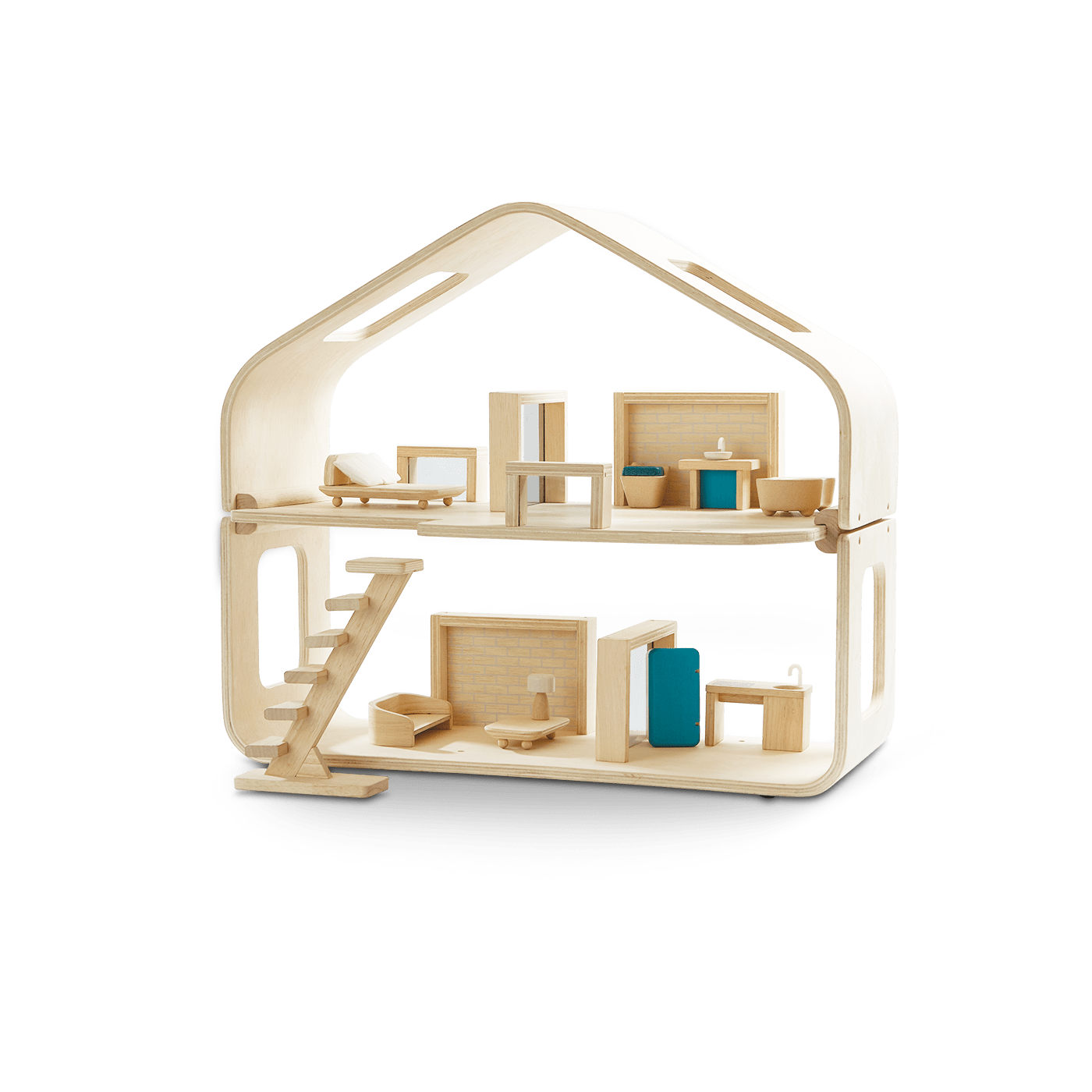 PlanToys - Contemporary Dollhouse - PlanToys - littleyoyo.ca