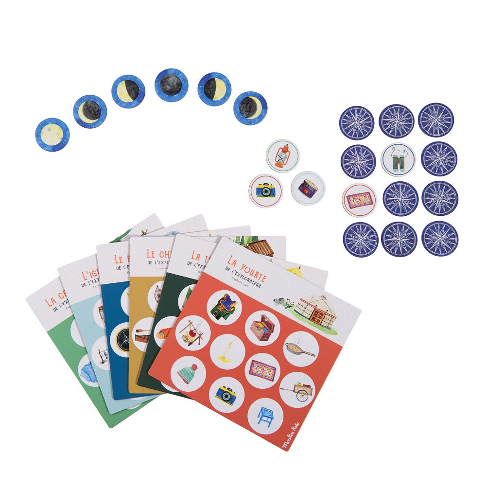 Moulin Roty - L'Explorateur - I Set Up My Camp Memory & Observation Game - Moulin Roty - littleyoyo.ca