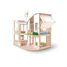 PlanToys - Green Dollhouse with Furniture - PlanToys - littleyoyo.ca