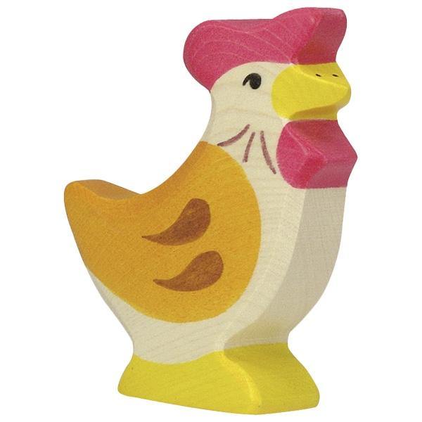 Holztiger - Hen Wooden Figure - Holztiger - littleyoyo.ca
