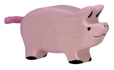 Holztiger - Piglet Wooden Figure - Holztiger - littleyoyo.ca