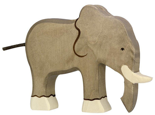 Holztiger - Elephant Wooden Figure - Holztiger - littleyoyo.ca