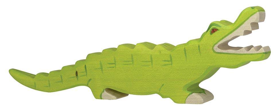 Holztiger - Crocodile Wooden Figure - Holztiger - littleyoyo.ca