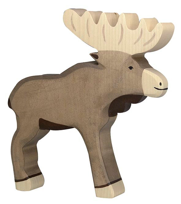 Holztiger - Elk Wooden Figure - Holztiger - littleyoyo.ca