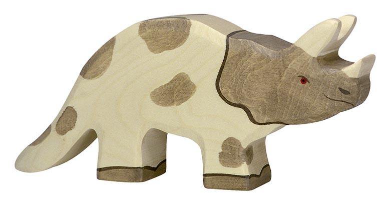 Holztiger - Triceratops Wooden Figure - Holztiger - littleyoyo.ca