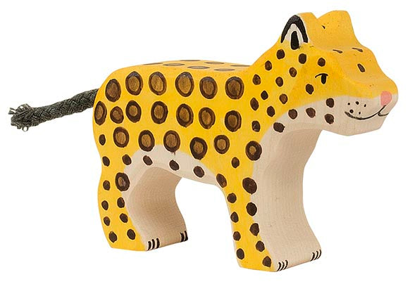 Holztiger - Leopard Small Wooden Figure - Holztiger - littleyoyo.ca