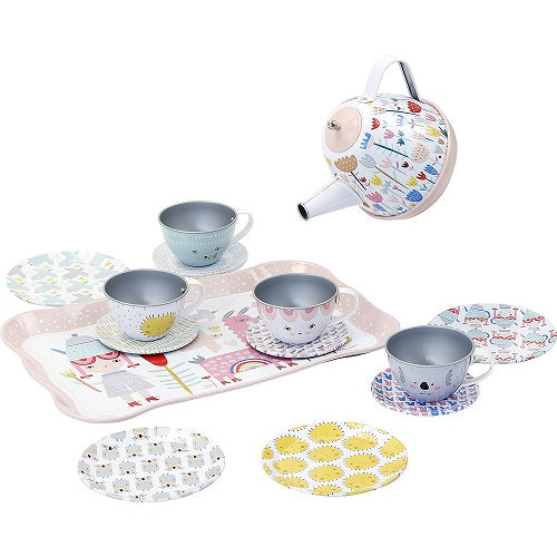 Vilac - Musical Tin Tea Set - Suzy Ultman - Vilac - littleyoyo.ca