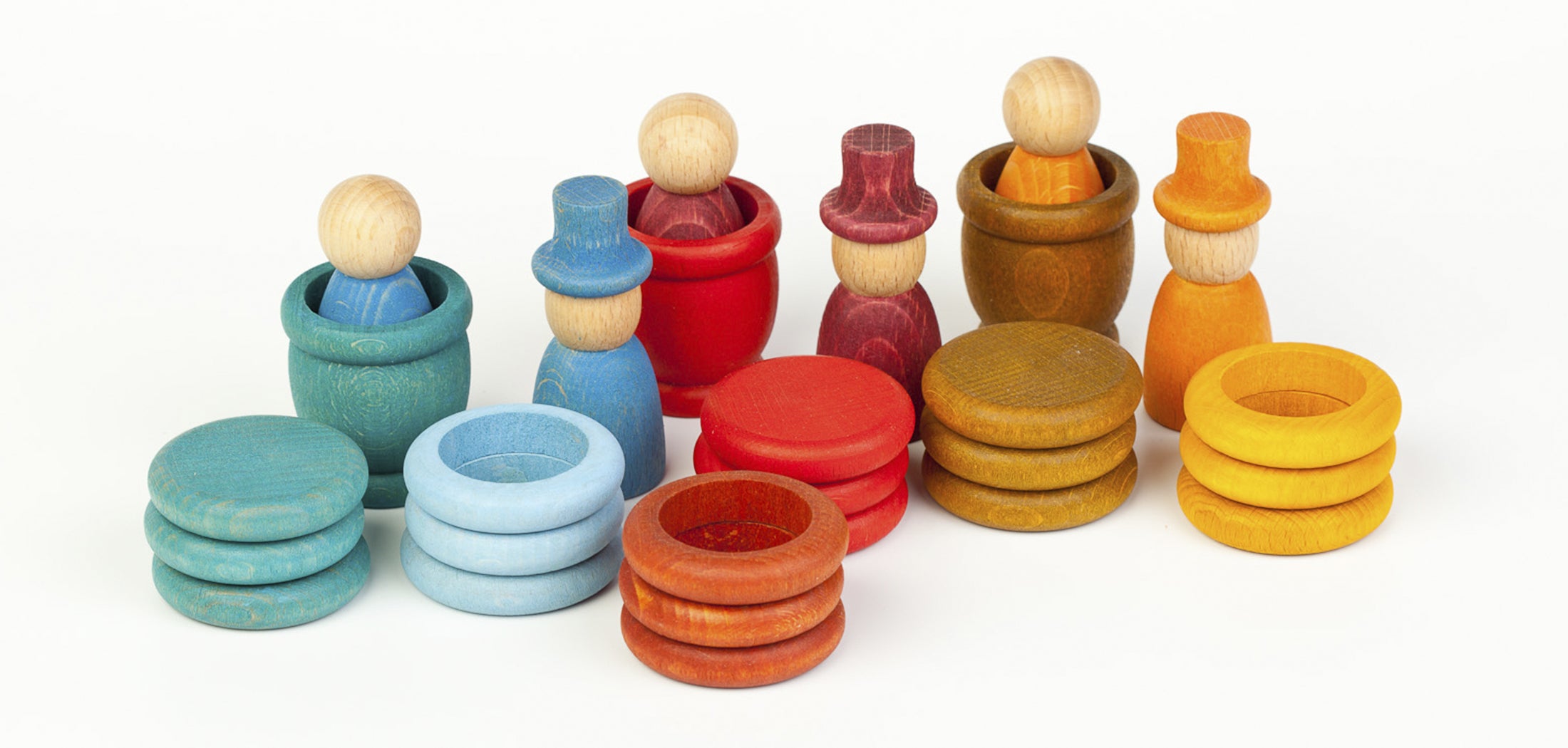 Grapat - Wood Summer Nins, Mates, Rings and Coins - Grapat - littleyoyo.ca