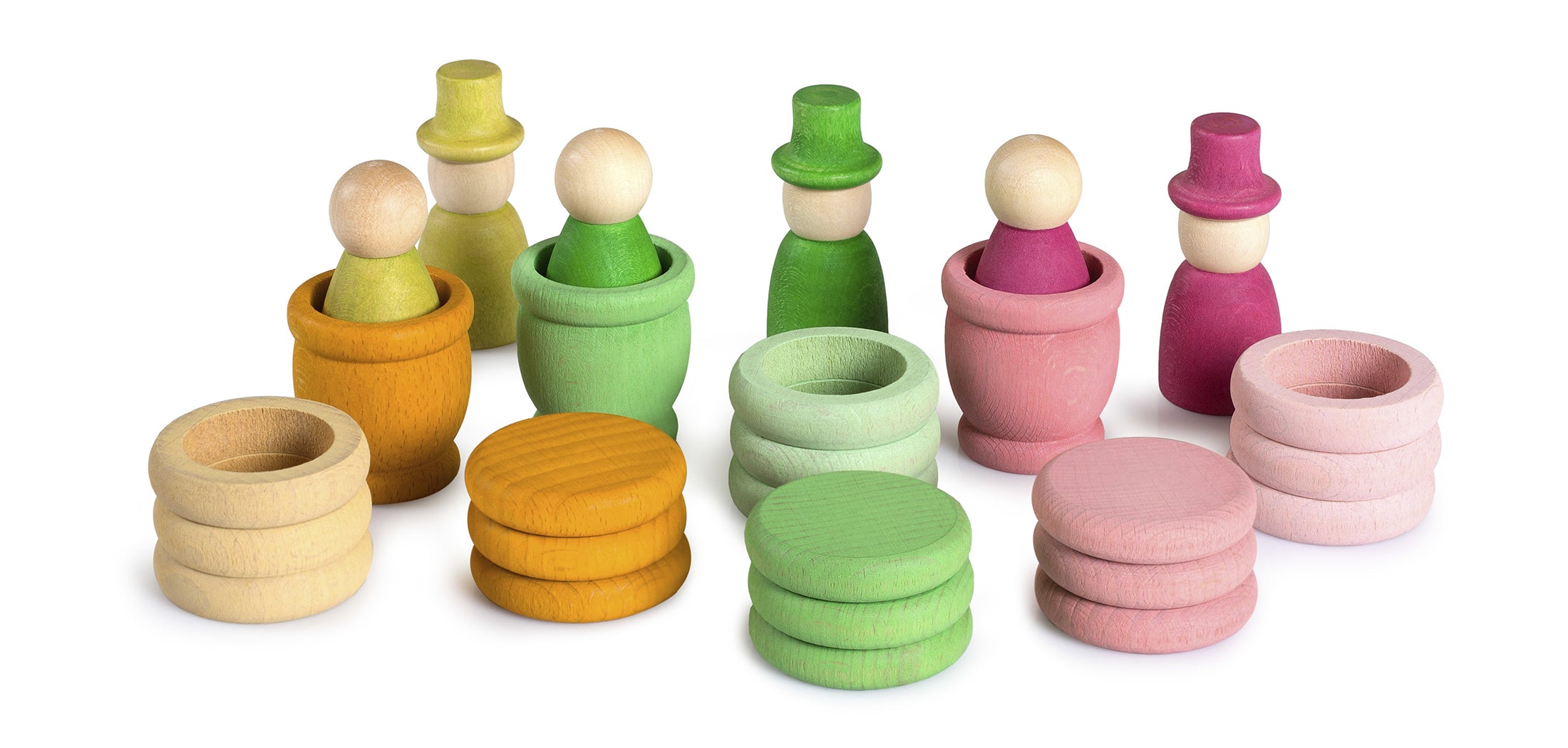 Grapat - Wood Spring Nins, Mates, Rings and Coins - Grapat - littleyoyo.ca