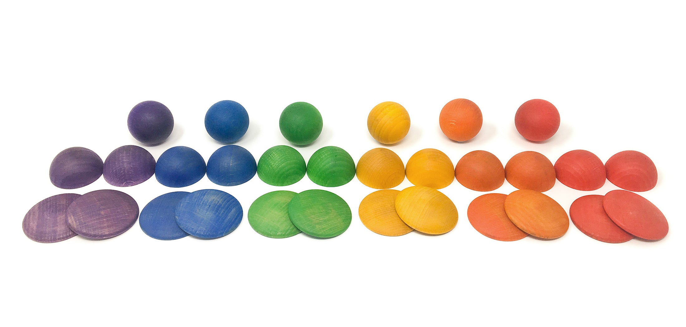 Grapat - Wood Coloured Rounds - Grapat - littleyoyo.ca