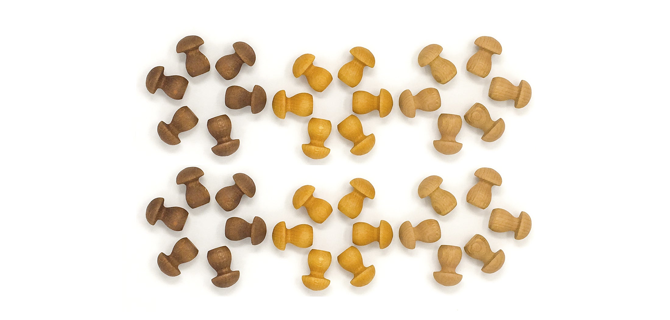 Grapat - Wood Mandala Mushrooms - Browns - Grapat - littleyoyo.ca