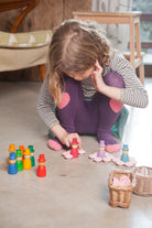 Grapat - Wood Coloured Wizard Nins with Hats - Grapat - littleyoyo.ca