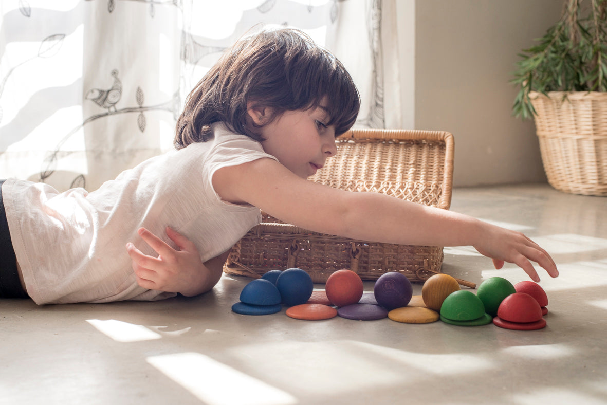 Grapat - Wood Coloured Rounds - Grapat - littleyoyo.ca