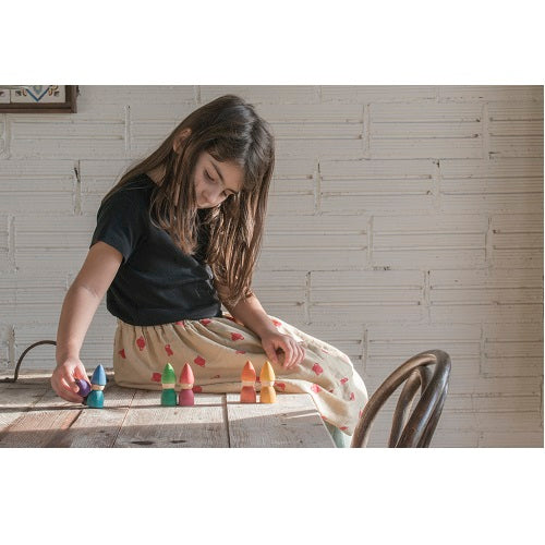 Grapat - Wood Rainbow Tomtens - Grapat - littleyoyo.ca