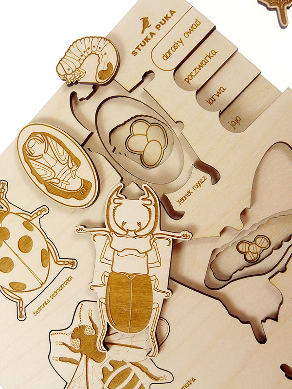 Stuka Puka - Bug's Life Wooden Puzzle - Stuka Puka - littleyoyo.ca