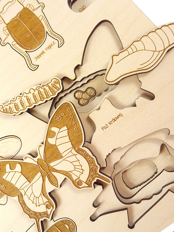 Stuka Puka - Bug's Life Wooden Puzzle - Stuka Puka - littleyoyo.ca