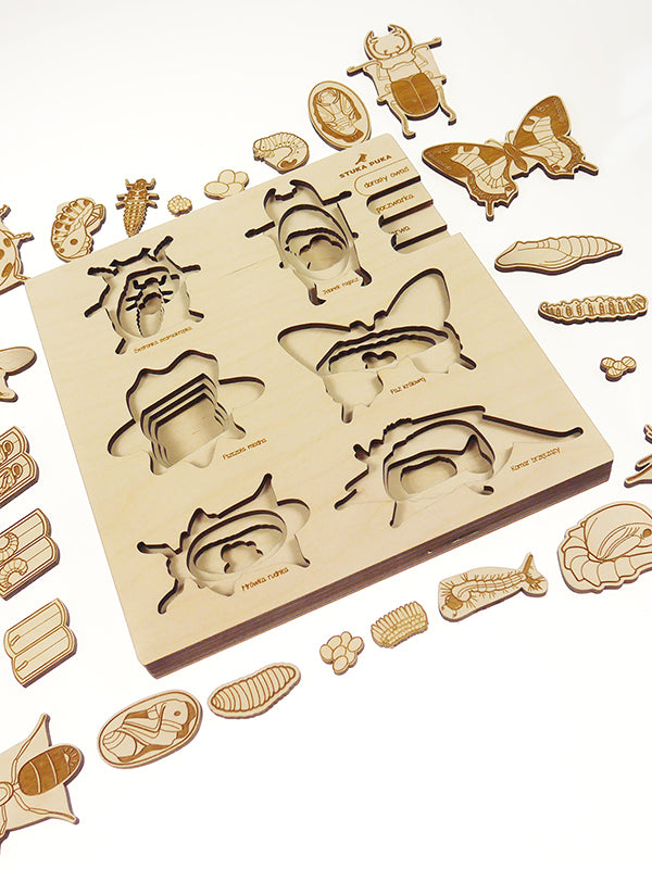 Stuka Puka - Bug's Life Wooden Puzzle - Stuka Puka - littleyoyo.ca