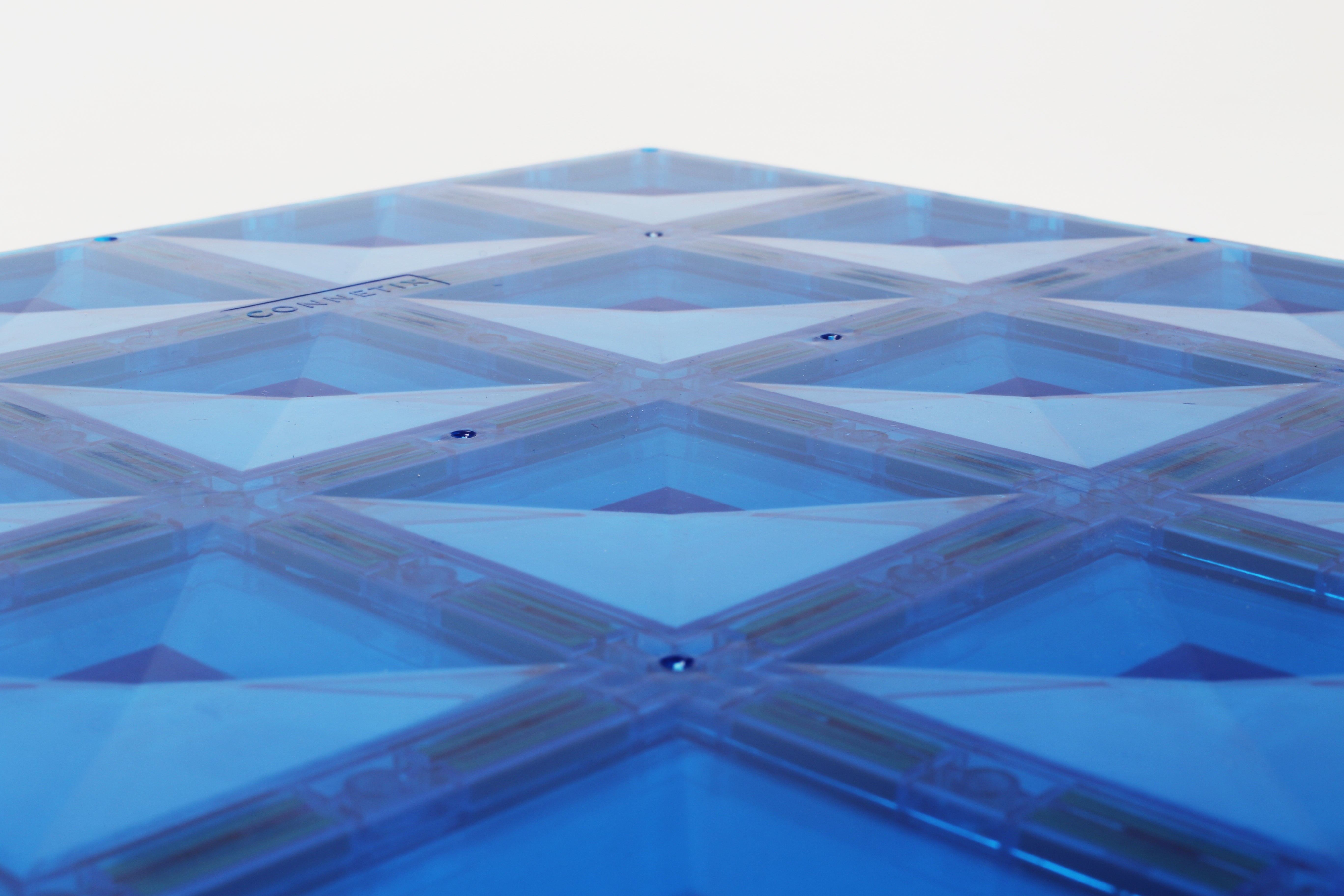 Connetix - Rainbow Blue & Green Base Plate - 2 Piece Pack Magnetic Tiles - Connetix - littleyoyo.ca