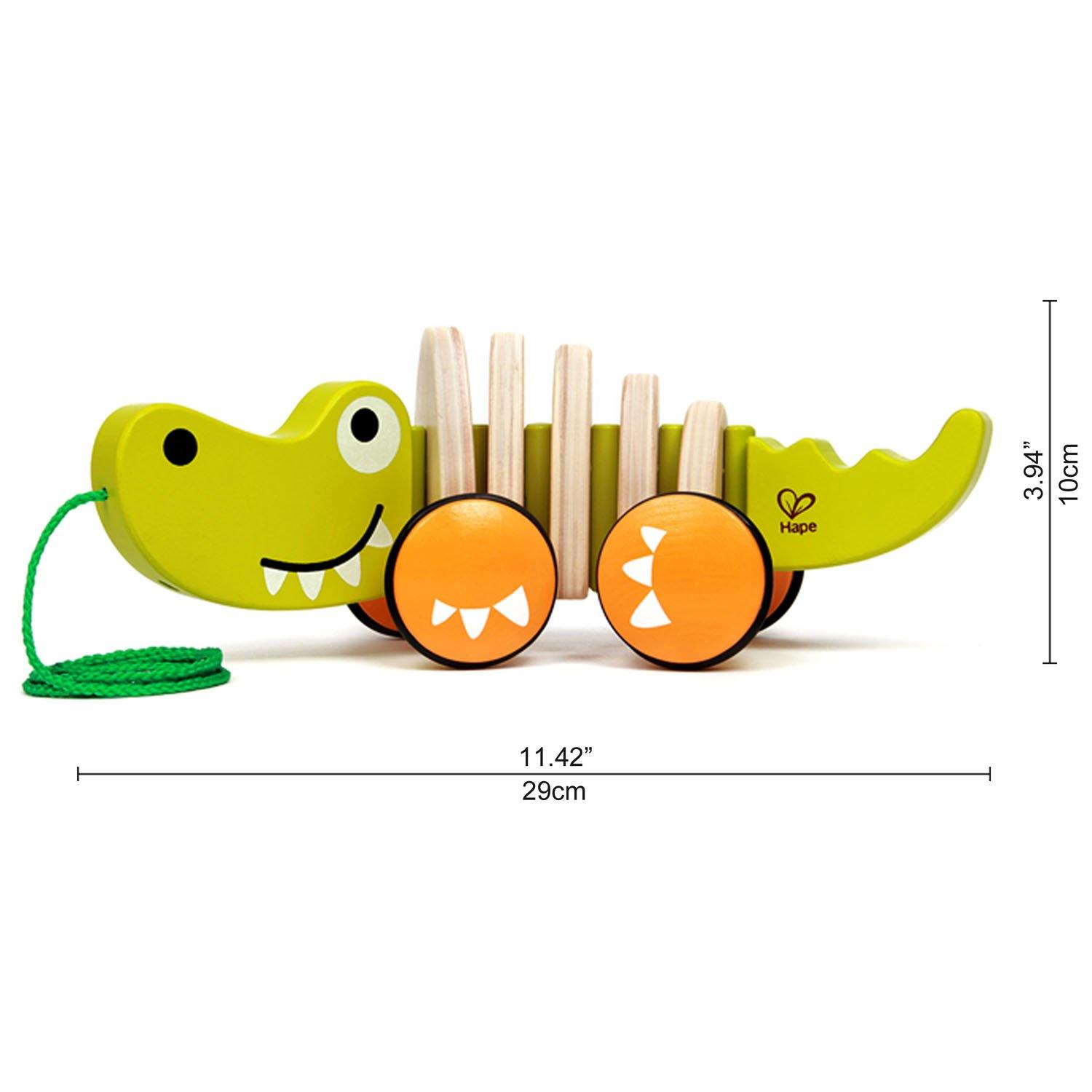 Hape - Walk-A-Long Croc - Hape - littleyoyo.ca