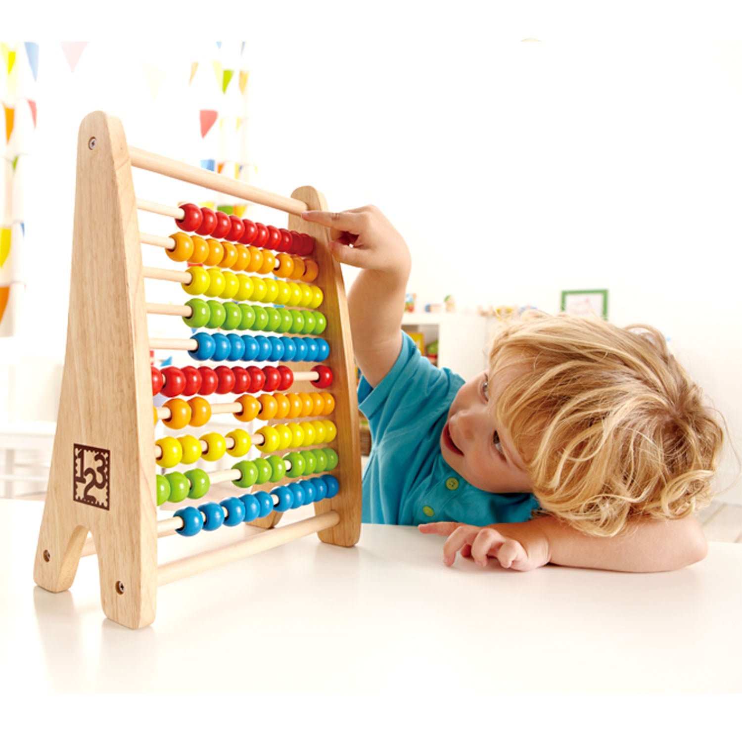Hape - Rainbow Bead Abacus - Hape - littleyoyo.ca