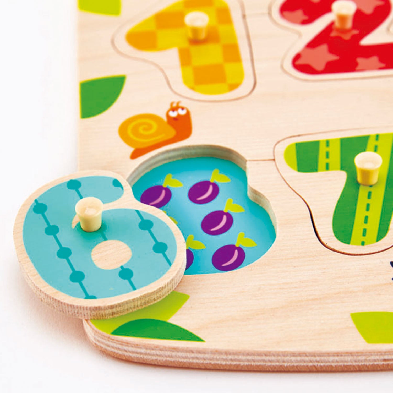 Hape - Number Peg Puzzle - Hape - littleyoyo.ca