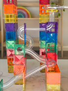 Connetix - Rainbow Ball Run Pack - 92 Piece Magnetic Tiles - Connetix - littleyoyo.ca