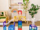 Connetix - Rainbow Ball Run Pack - 92 Piece Magnetic Tiles - Connetix - littleyoyo.ca