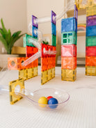 Connetix - Rainbow Ball Run Pack - 92 Piece Magnetic Tiles - Connetix - littleyoyo.ca