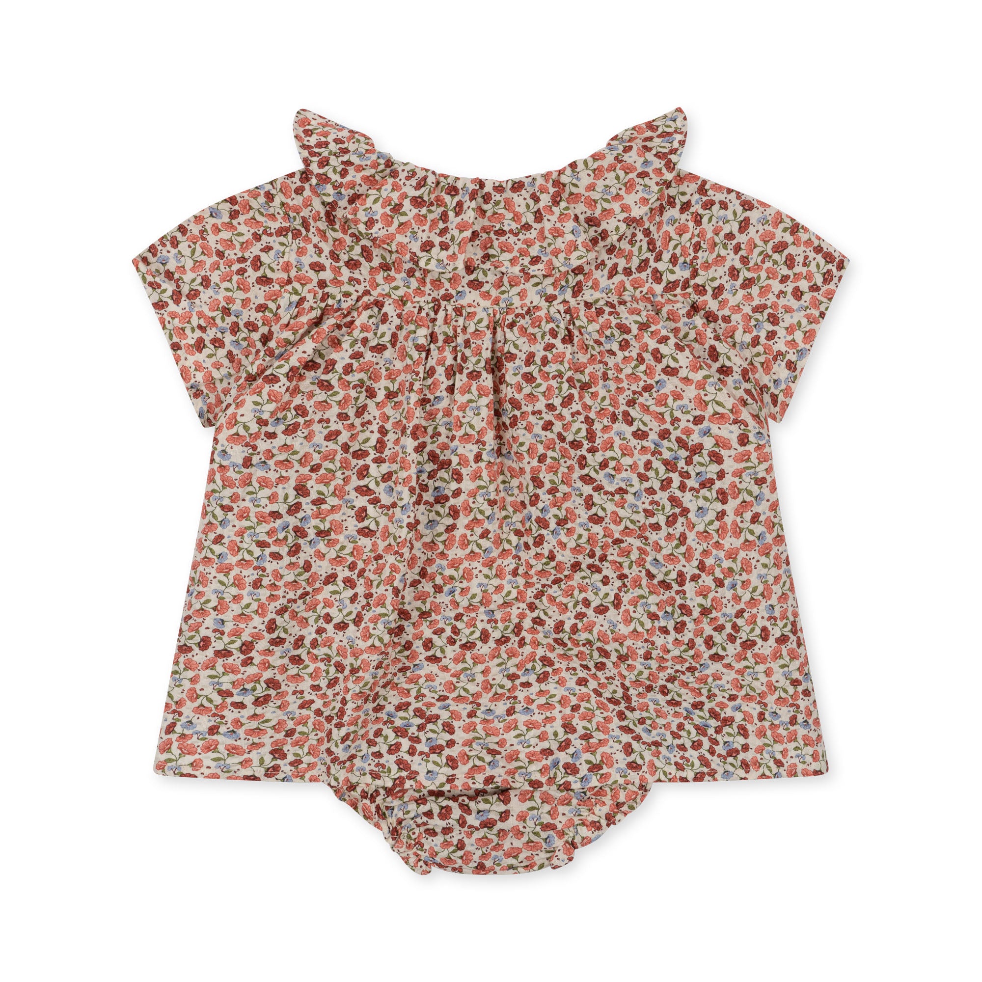 Konges Slojd - Organic Cotton Bitsy Romper - Flor De Amor - Konges Slojd - littleyoyo.ca